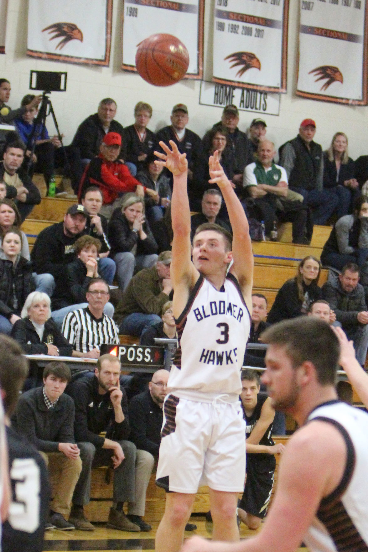 Hayward at Bloomer boys basketball 3-1-19